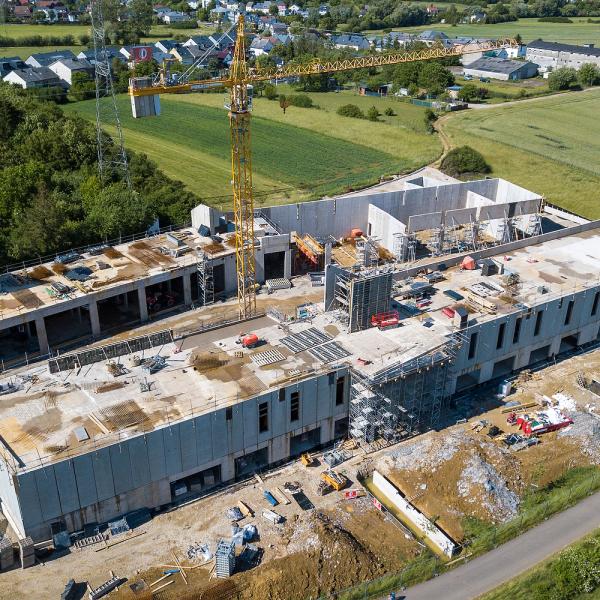 20200804 - Prise de vue de l'avancement du chantier des nouveaux ateliers communaux