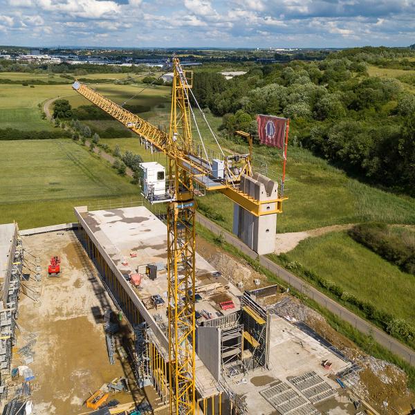 20200804 - Prise de vue de l'avancement du chantier des nouveaux ateliers communaux