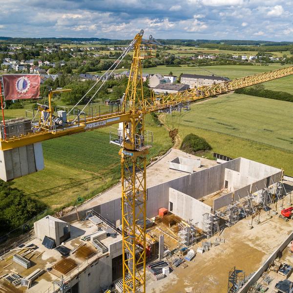 20200804 - Prise de vue de l'avancement du chantier des nouveaux ateliers communaux