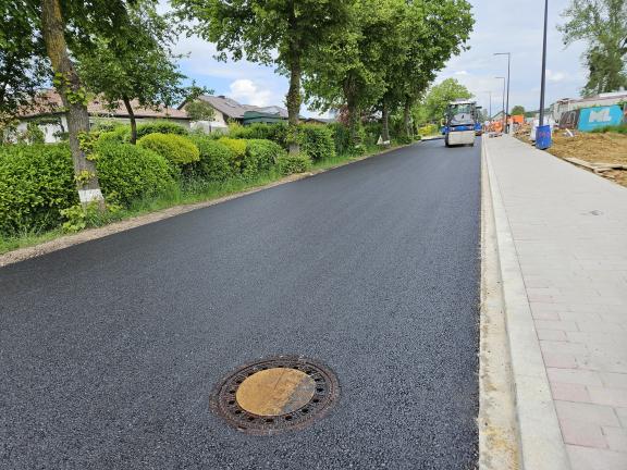 CR172 vers la fin des travaux - vue vers Ehlange