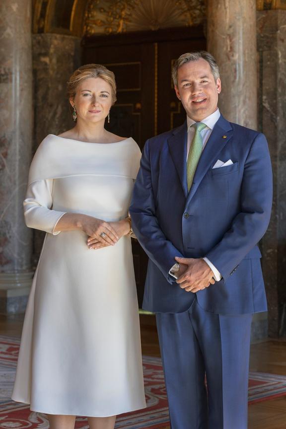 Portrait officiel du couple Grand-Ducal