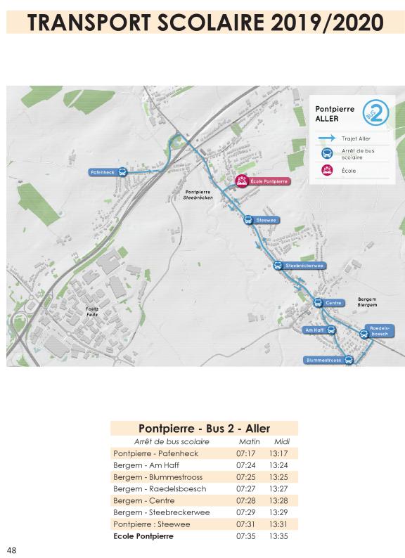 Pontpierre - Bus 2 - Aller