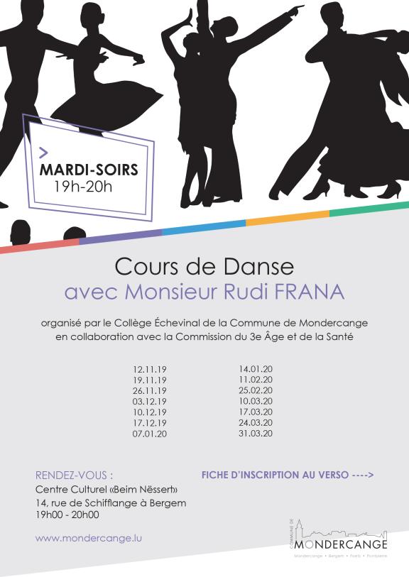Cours de Danse avec M. Rudi FRANA