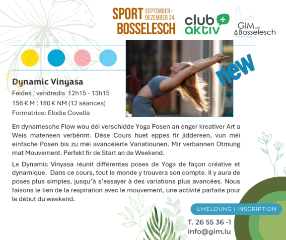 Cours de yoga | Dynamic Vinyasa