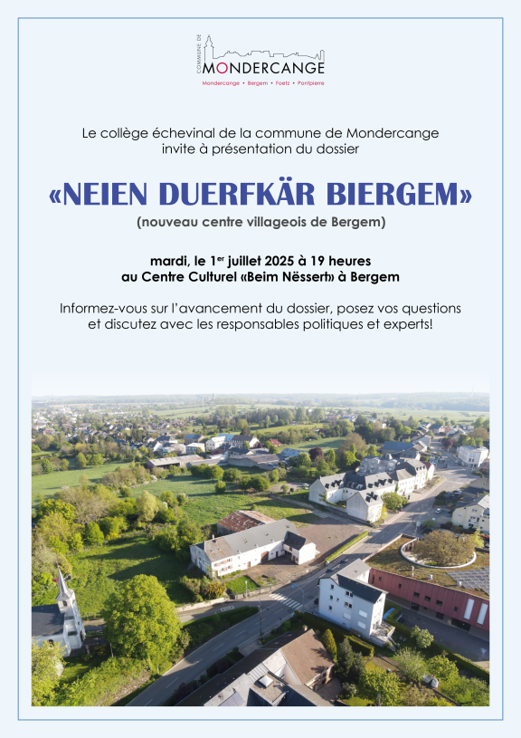 Flyer Duerfkär Biergem