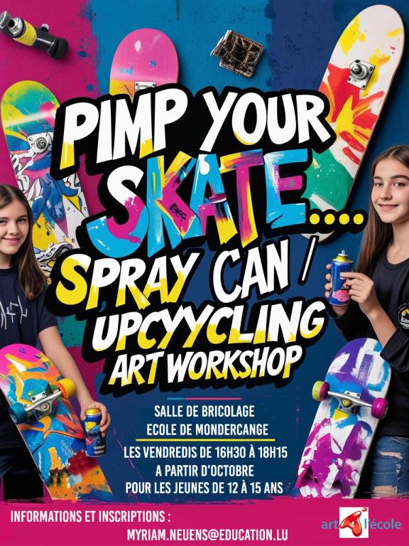 Art à l'École │Pimp your skate
