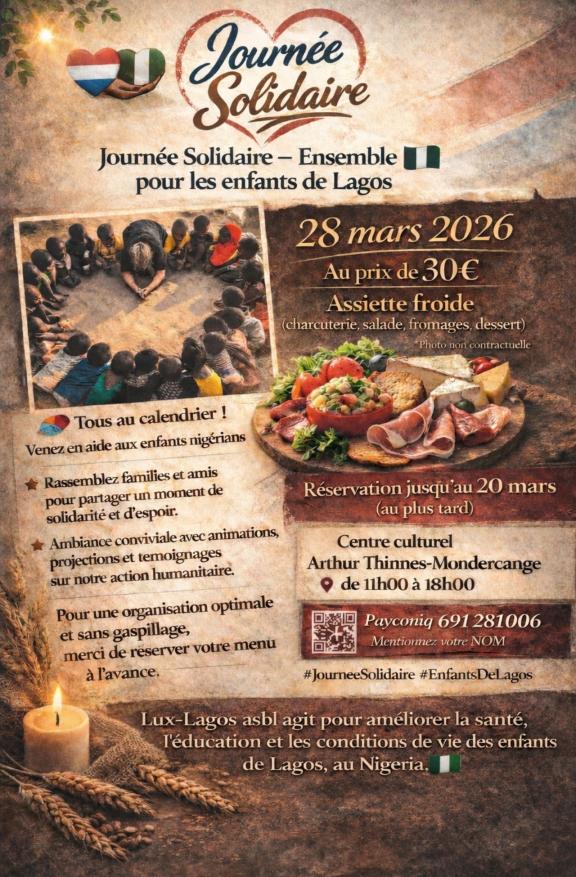 Lux-Lagos asbl│Journée solidaire