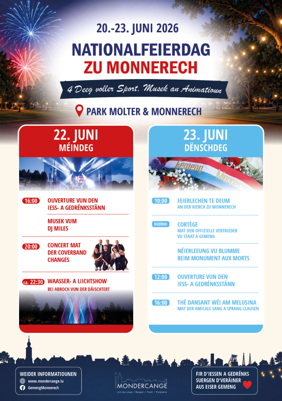 Flyer - Programme du 22 et 23 juin 2026