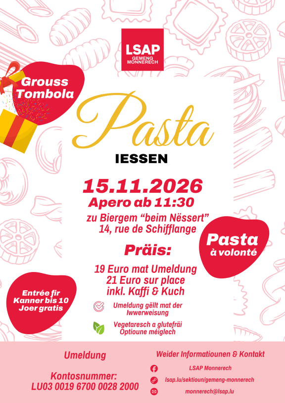 LSAP │ Pasta-Iessen