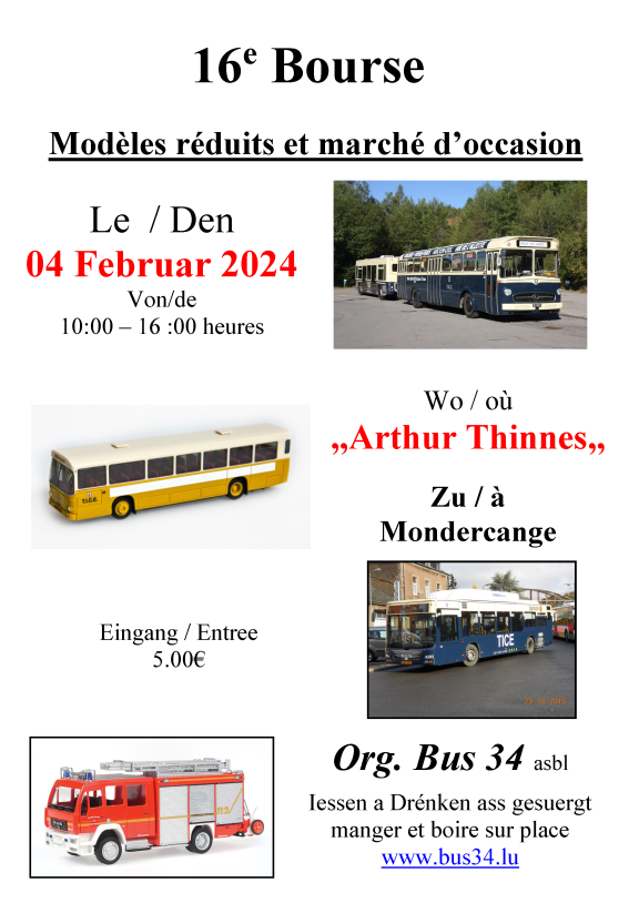 Bourse modélisme - Bus 34