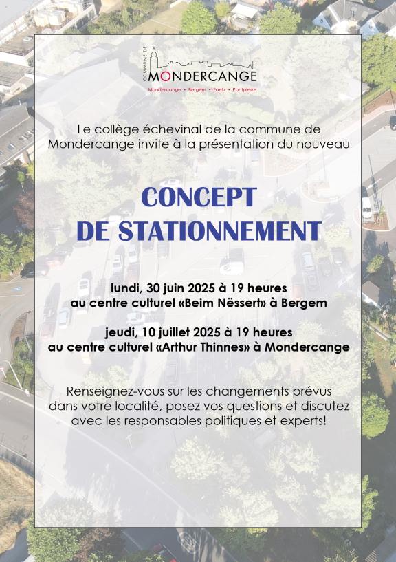 Flyer concept de stationnement