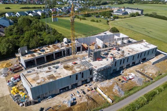 20200804 - Prise de vue de l'avancement du chantier des nouveaux ateliers communaux