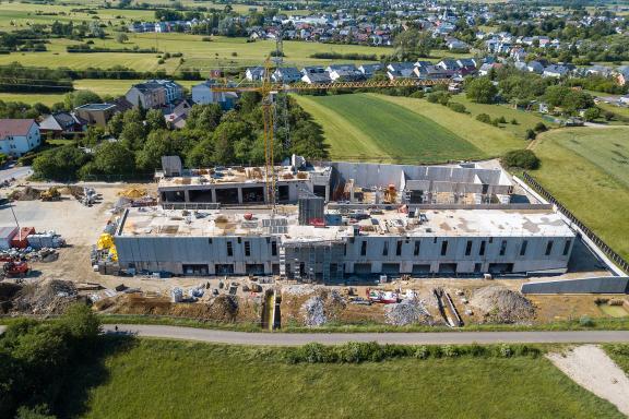 20200804 - Prise de vue de l'avancement du chantier des nouveaux ateliers communaux
