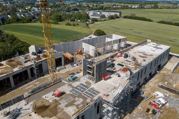 20200804 - Prise de vue de l'avancement du chantier des nouveaux ateliers communaux