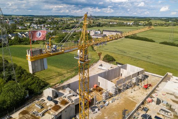 20200804 - Prise de vue de l'avancement du chantier des nouveaux ateliers communaux