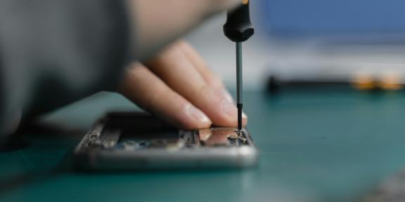 Réparation d'un téléphone